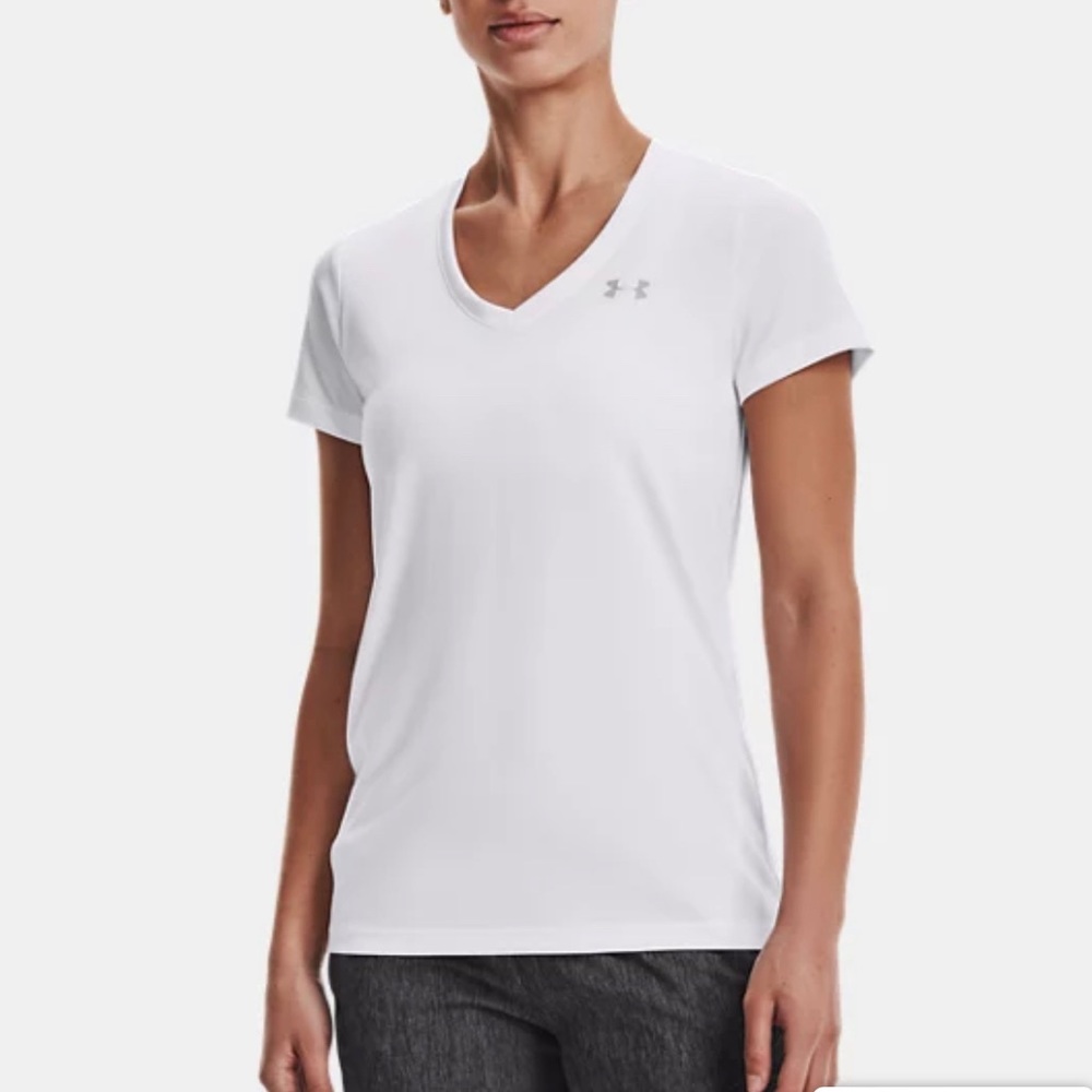 Ladies Under Armour tech V-neck tshirt
